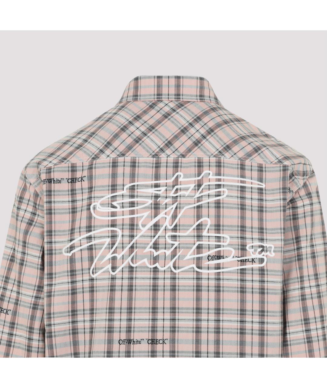 OFF-WHITE Мульти хлопковая кэжуал рубашка, фото 4