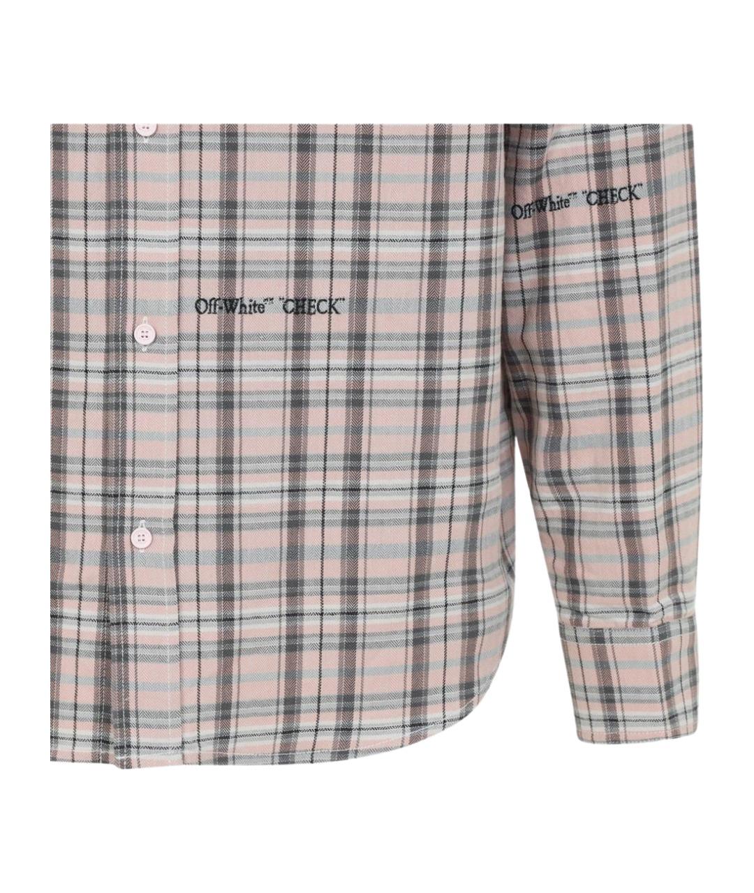 OFF-WHITE Мульти хлопковая кэжуал рубашка, фото 3