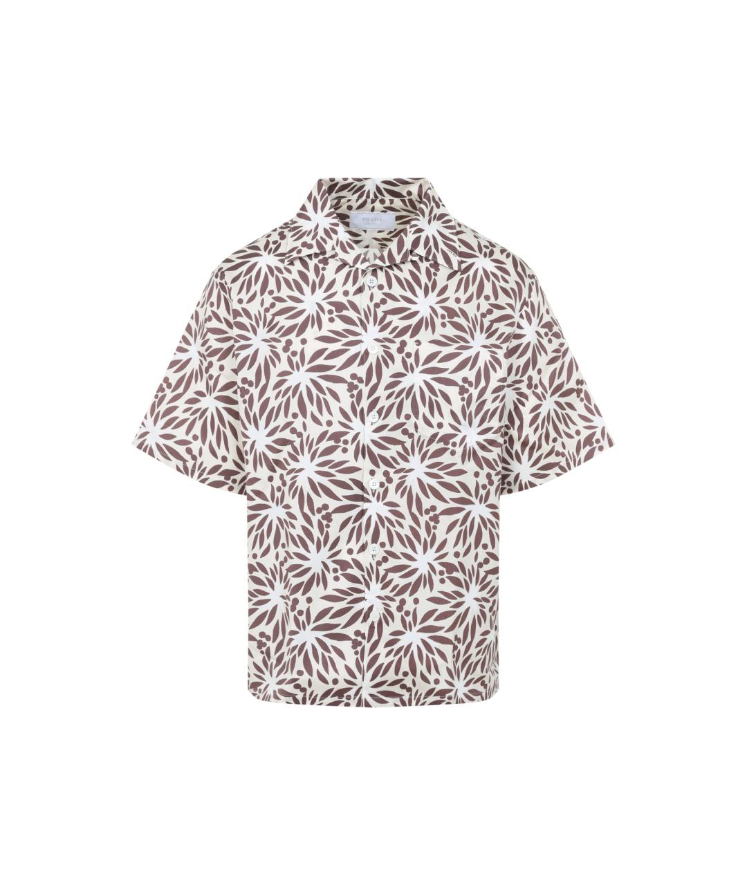 PRADA Мульти хлопковая кэжуал рубашка, фото 1