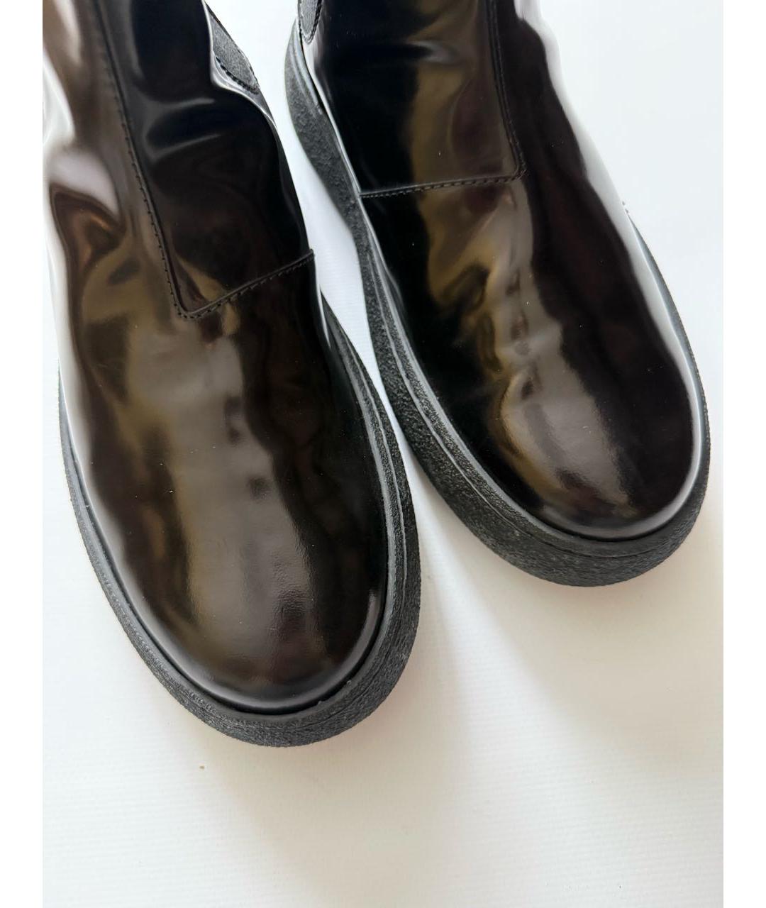 TOD'S Черные ботинки из лакированной кожи, фото 2