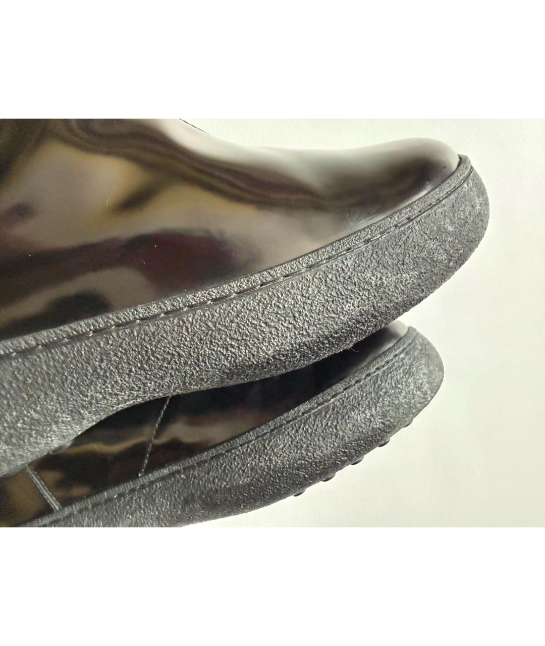 TOD'S Черные ботинки из лакированной кожи, фото 3