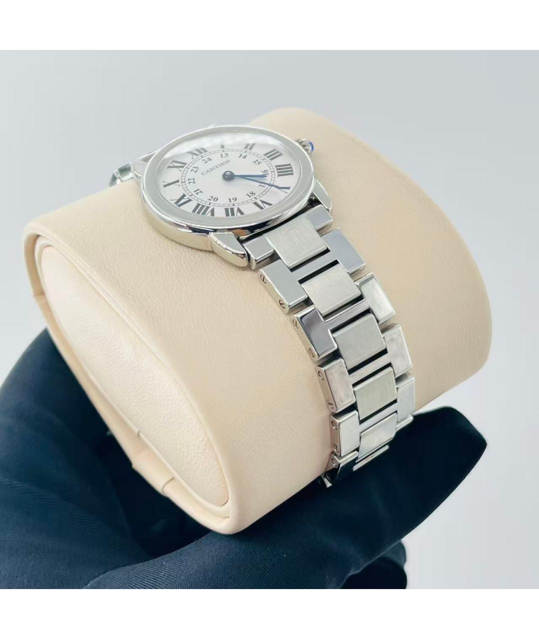 CARTIER Серебряные часы, фото 5