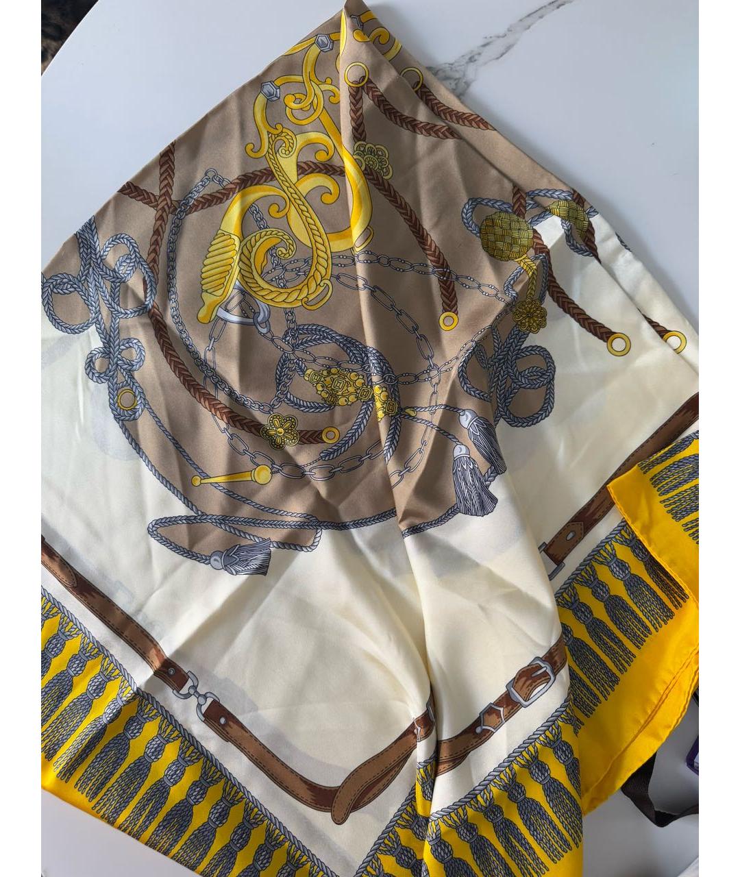 MAX MARA Мульти шелковый платок, фото 6