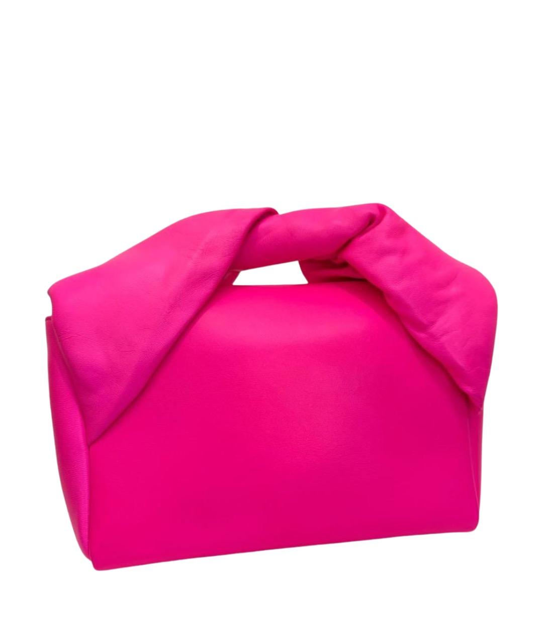 J.W.ANDERSON Фуксия кожаная сумка с короткими ручками, фото 1