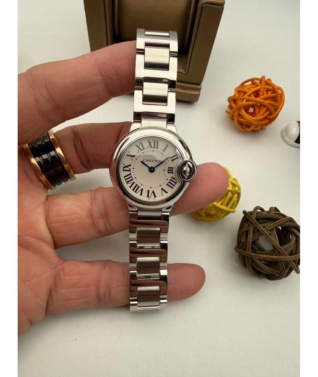 CARTIER Серебряные часы, фото 2