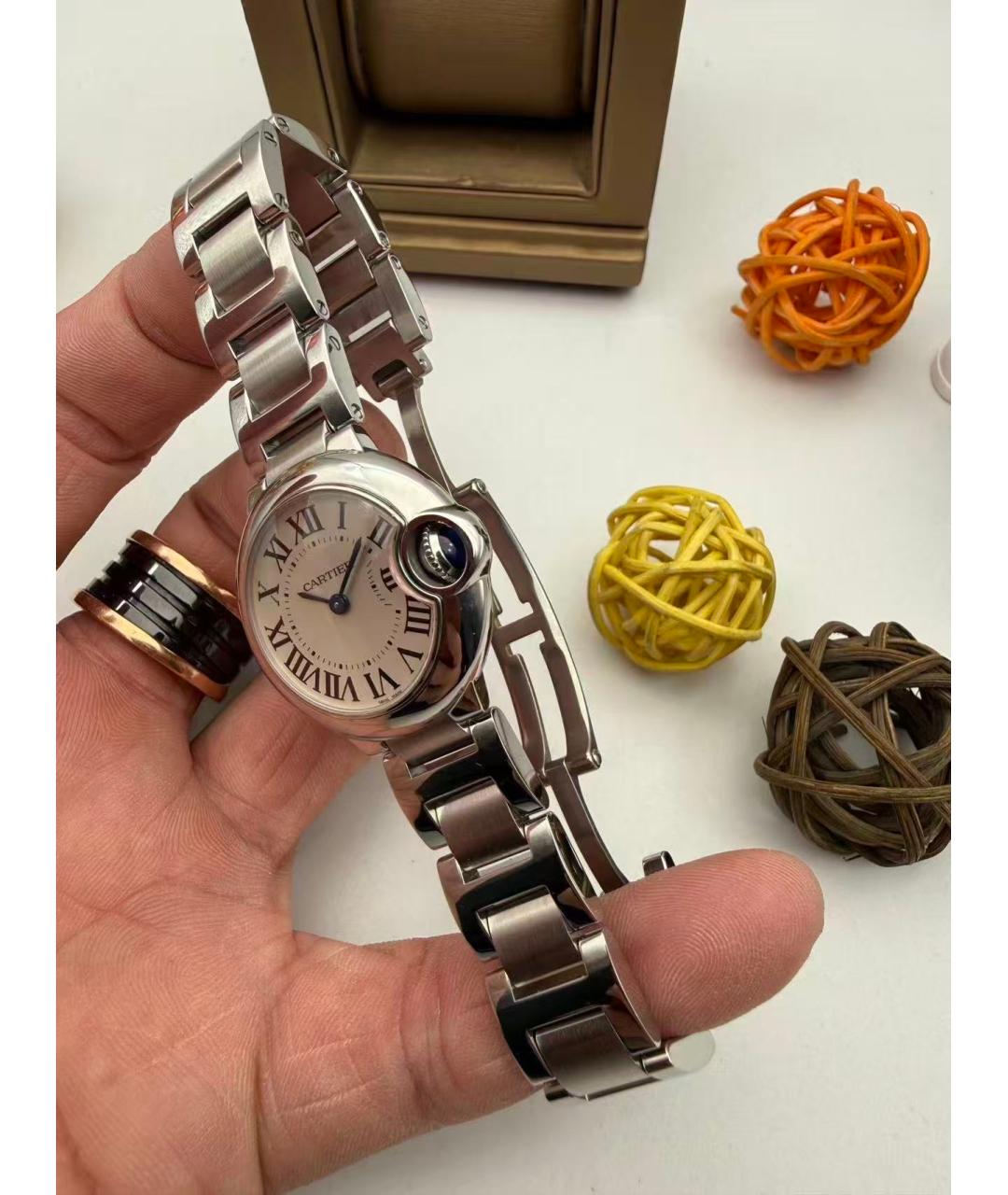 CARTIER Серебряные часы, фото 4