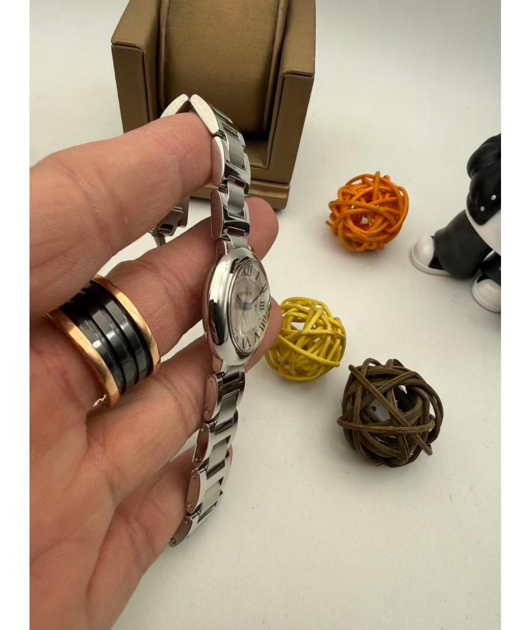 CARTIER Серебряные часы, фото 3