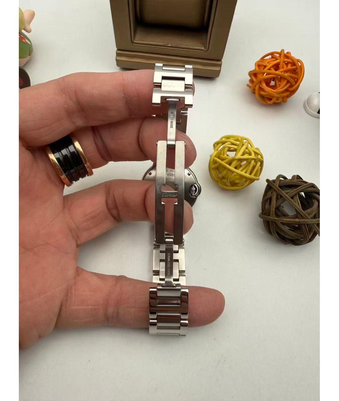 CARTIER Серебряные часы, фото 6