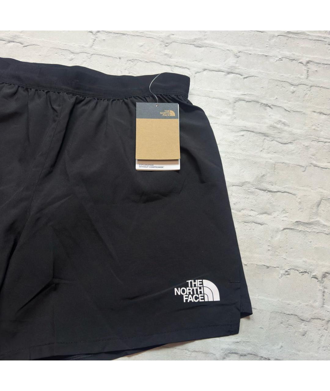THE NORTH FACE Черные полиэстеровые шорты, фото 2