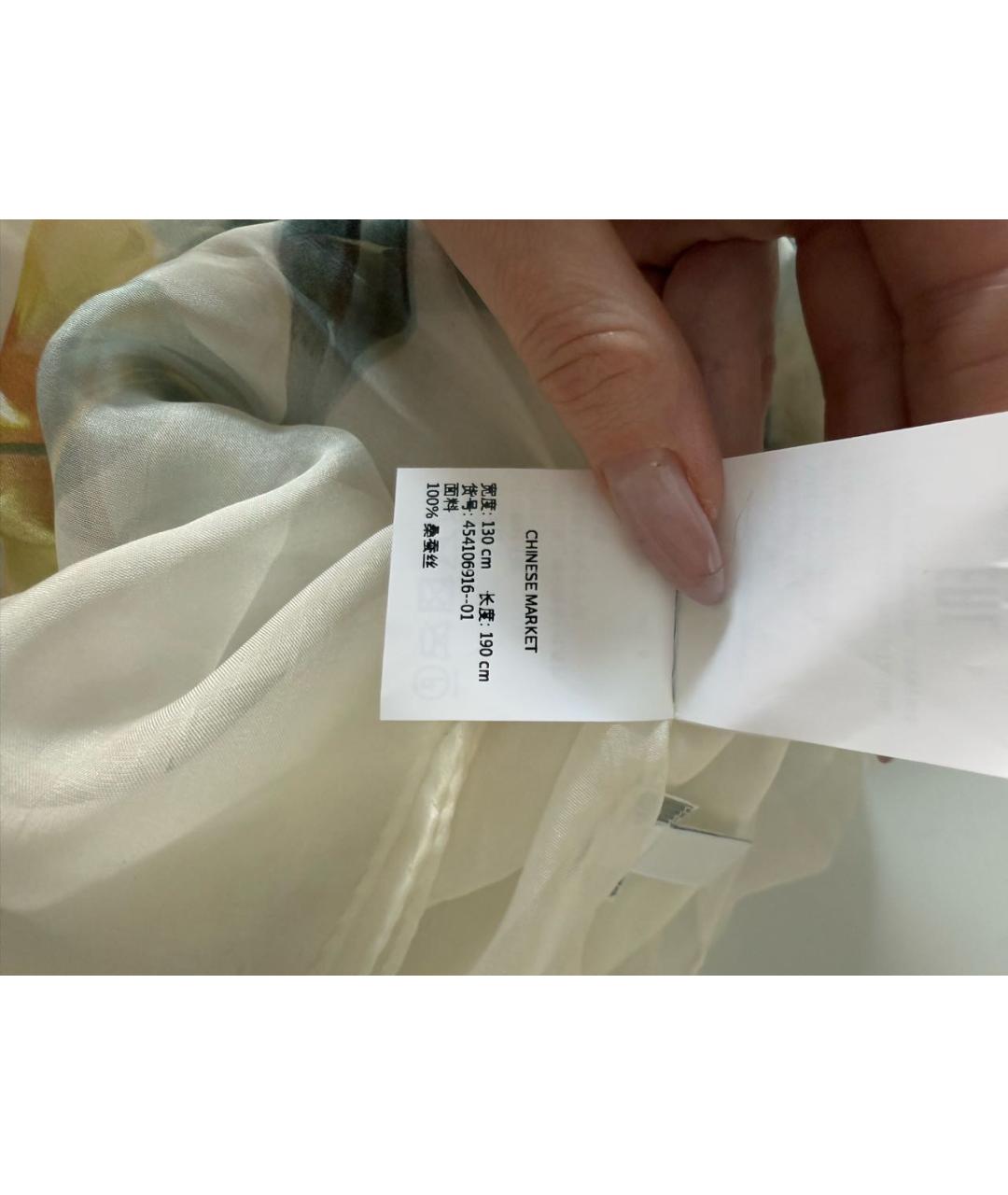 MAX MARA Мульти шелковый платок, фото 7