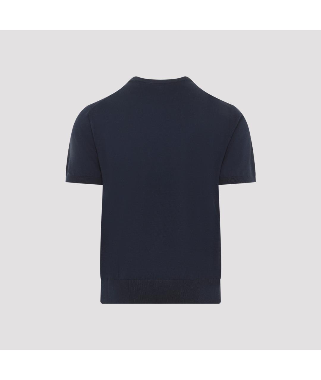 CANALI Синий хлопковый джемпер / свитер, фото 2