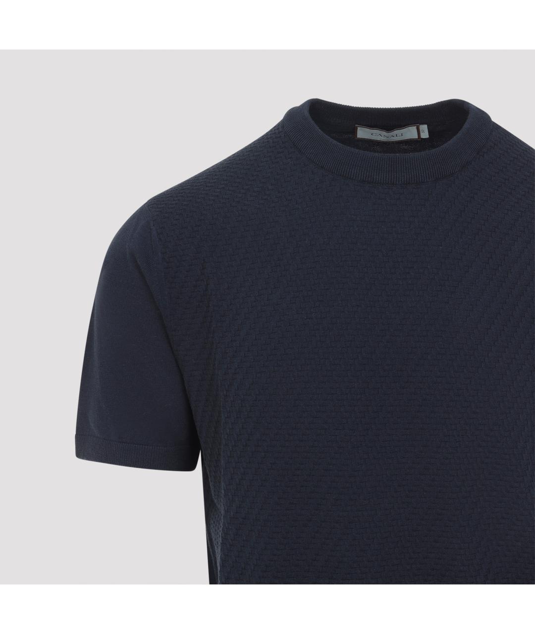 CANALI Синий хлопковый джемпер / свитер, фото 3