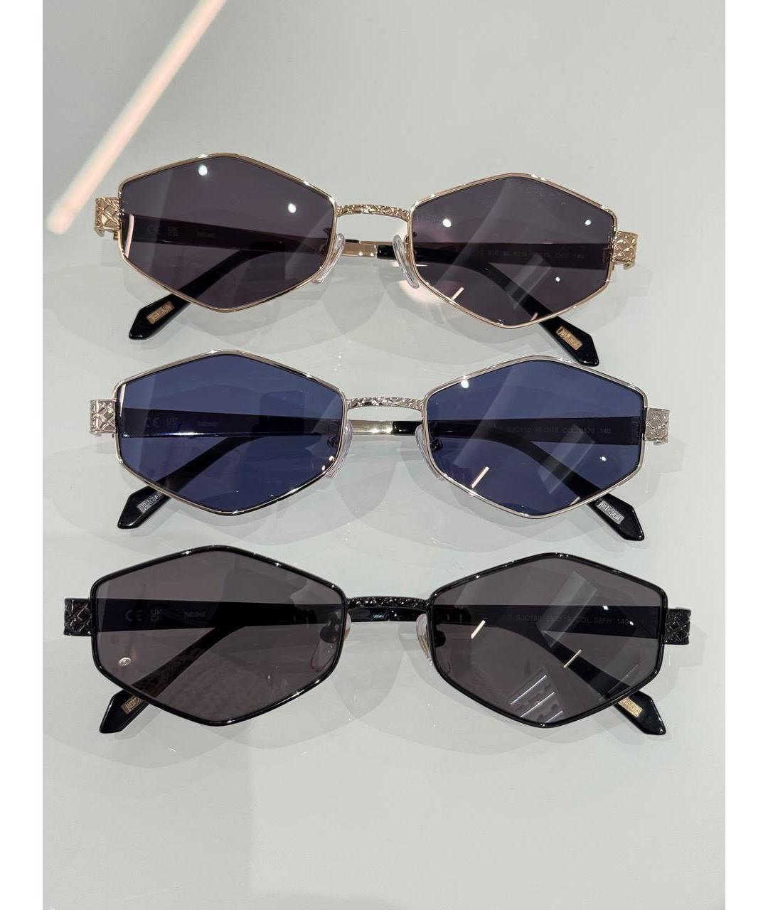 JUST CAVALLI Синие металлические солнцезащитные очки, фото 7