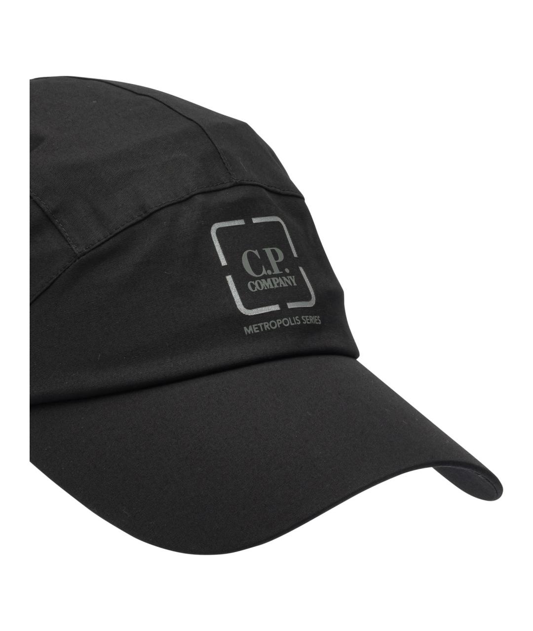 CP COMPANY Черная хлопковая кепка/бейсболка, фото 2