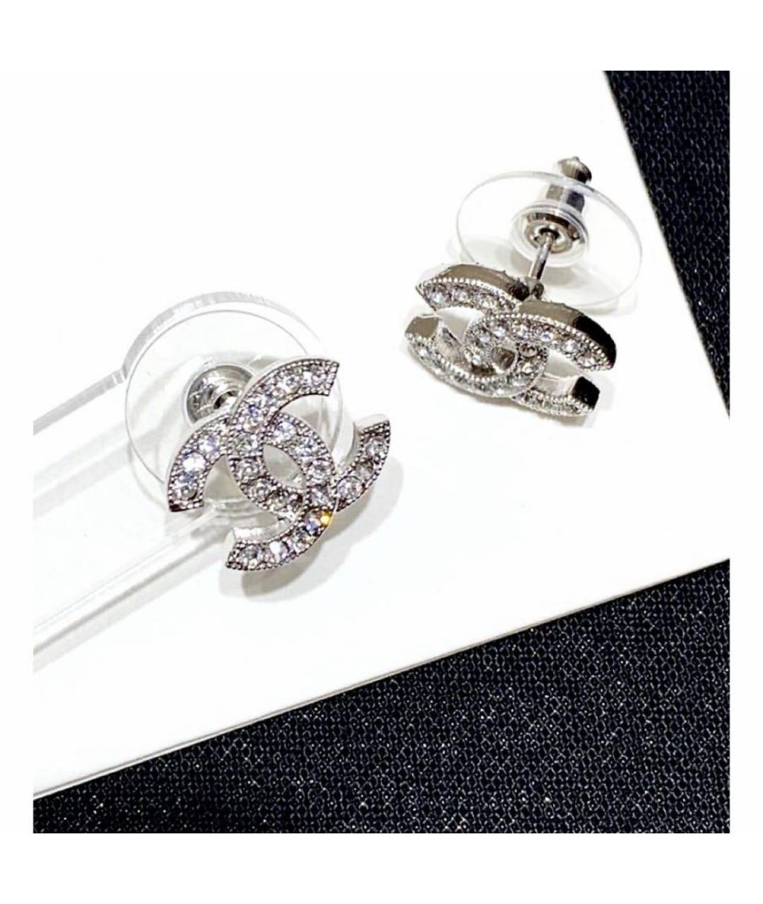 CHANEL Серебряные серебряные серьги, фото 3