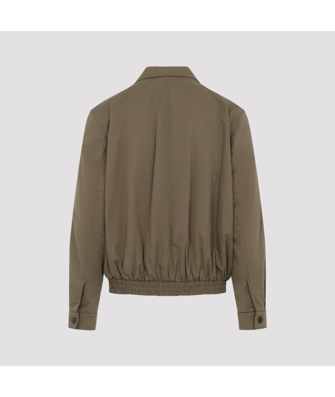 SAINT LAURENT Бежевая хлопковая куртка, фото 2