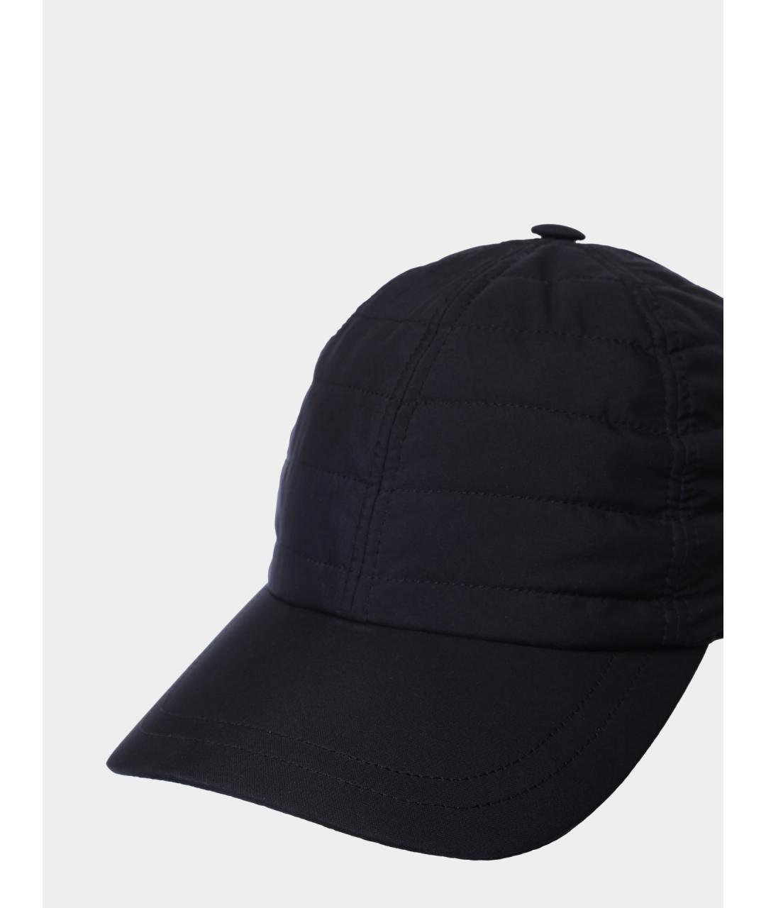 HERNO Черная кепка, фото 3