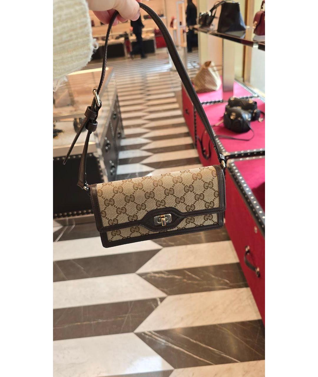 GUCCI Бежевая сумка через плечо, фото 5