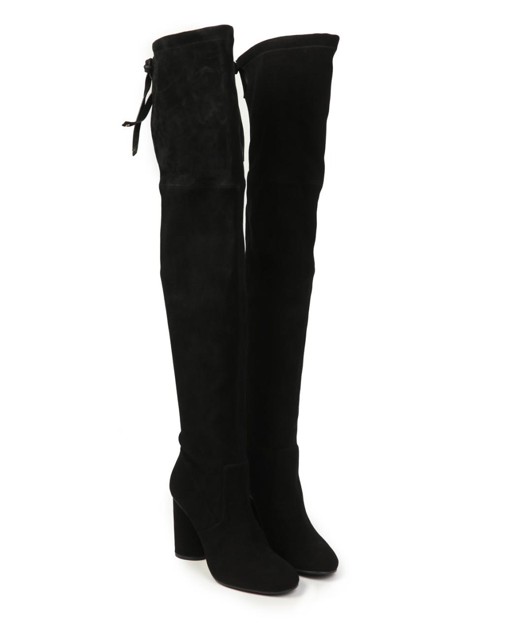 STUART WEITZMAN Черные ботфорты, фото 3