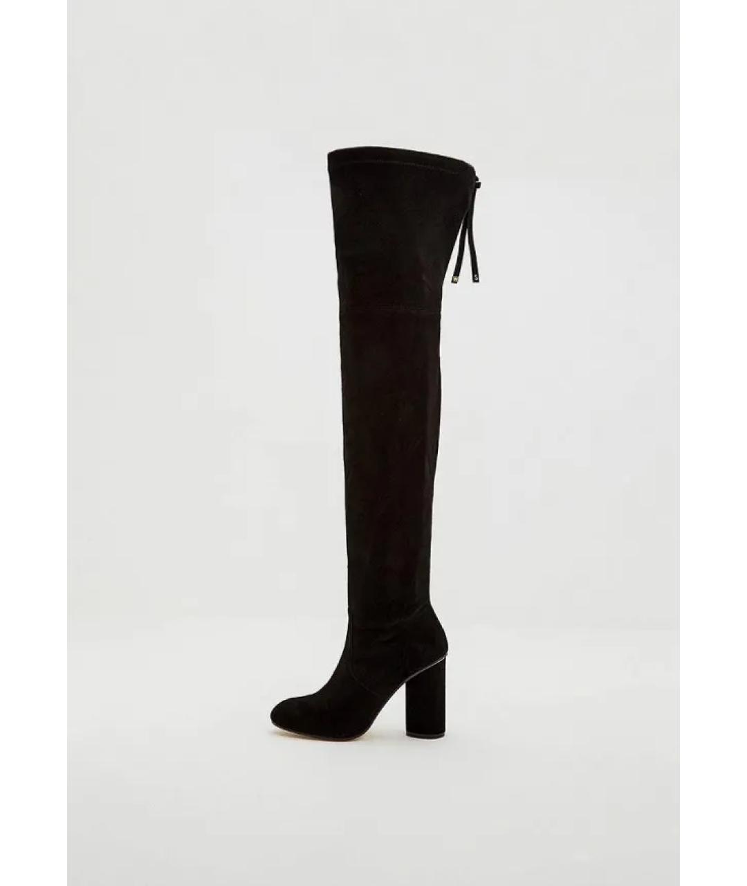 STUART WEITZMAN Черные ботфорты, фото 5