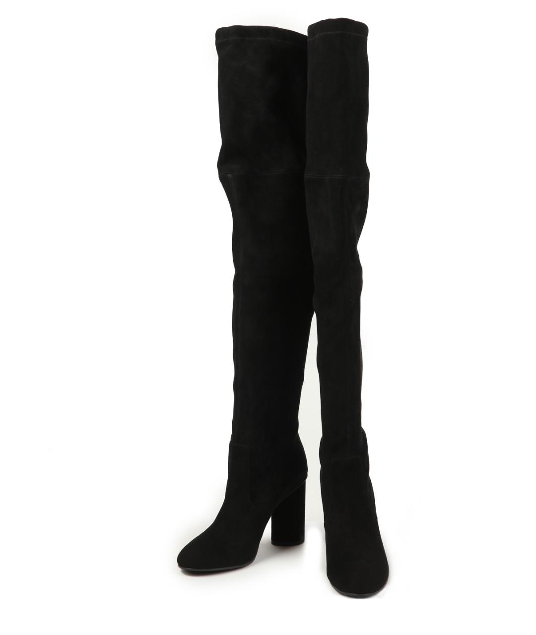 STUART WEITZMAN Черные ботфорты, фото 2