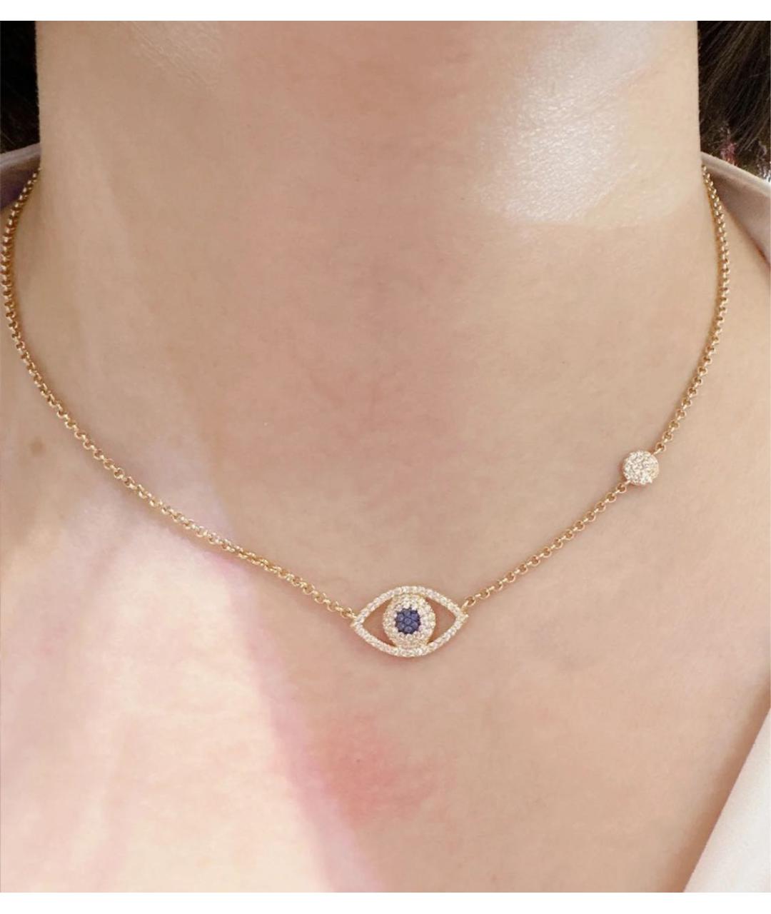 APM Monaco Золотое серебряное колье, фото 3