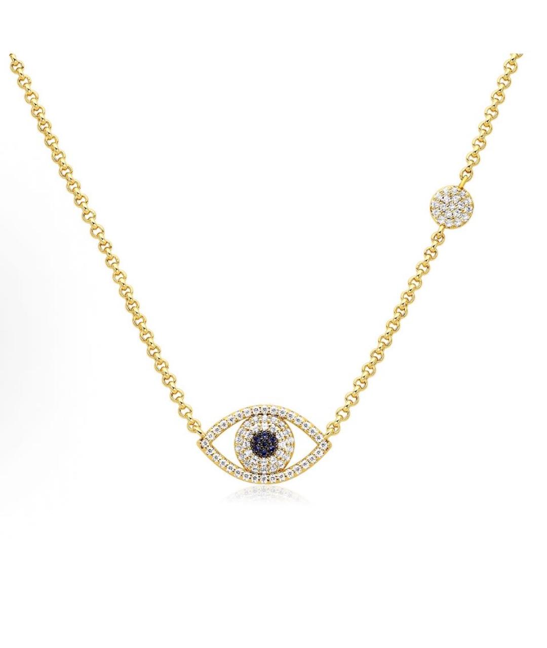 APM Monaco Золотое серебряное колье, фото 7