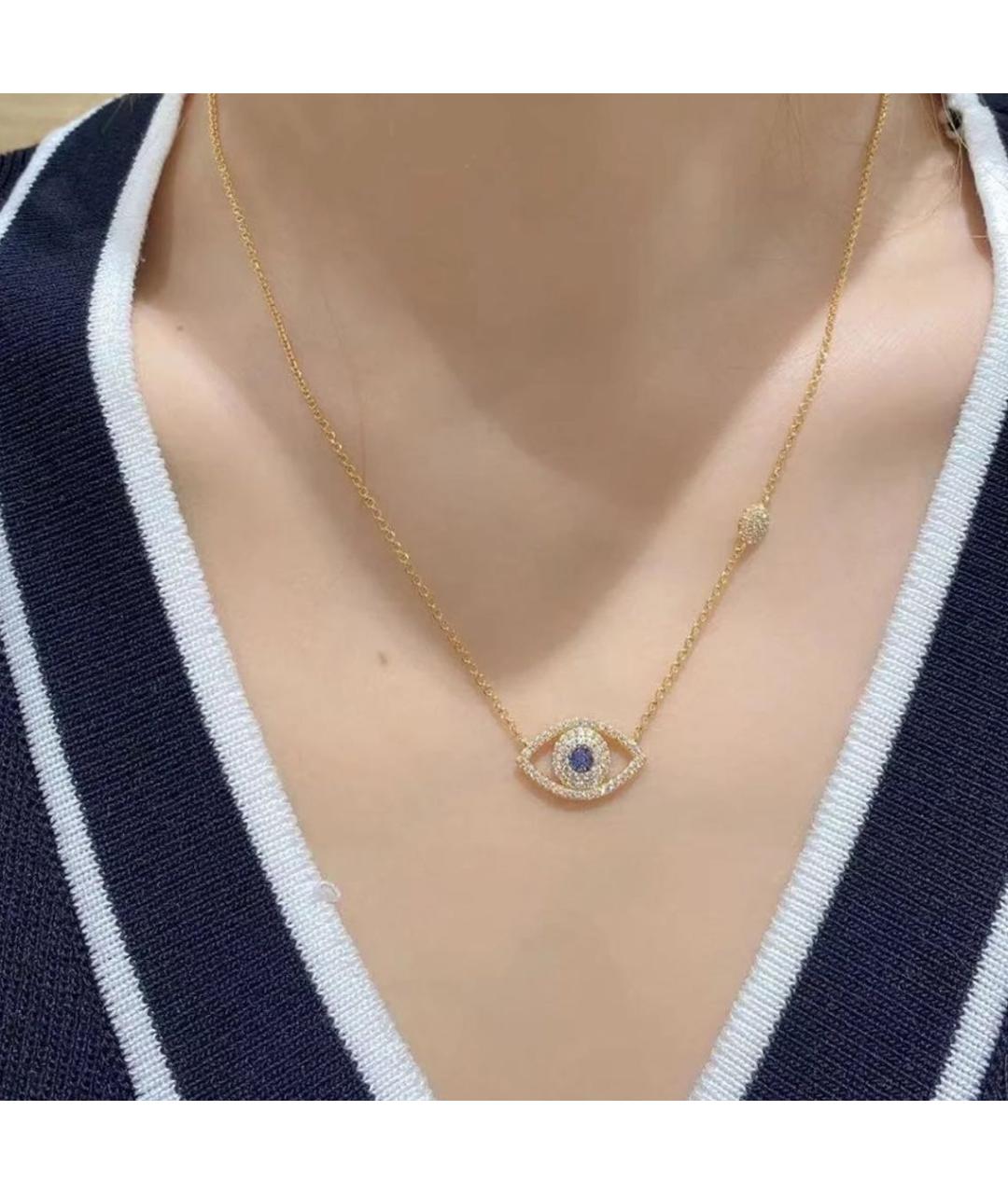 APM Monaco Золотое серебряное колье, фото 6