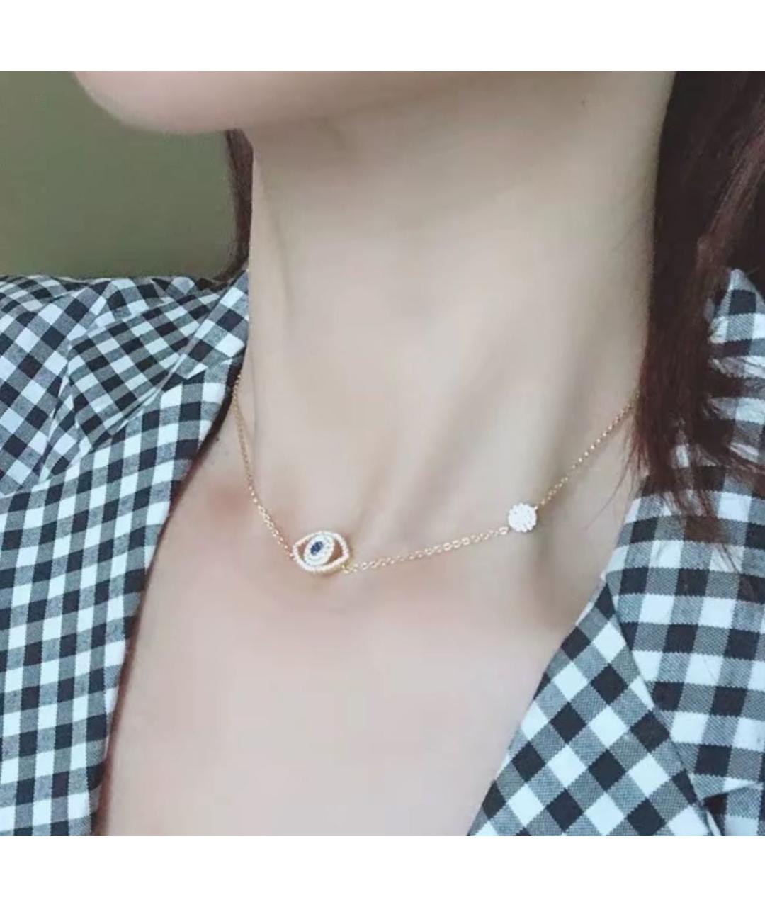 APM Monaco Золотое серебряное колье, фото 4