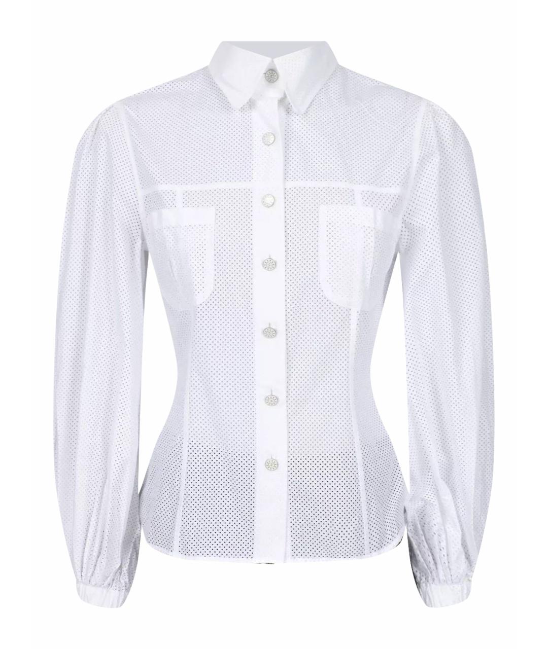 CHANEL Белая хлопковая рубашка, фото 1