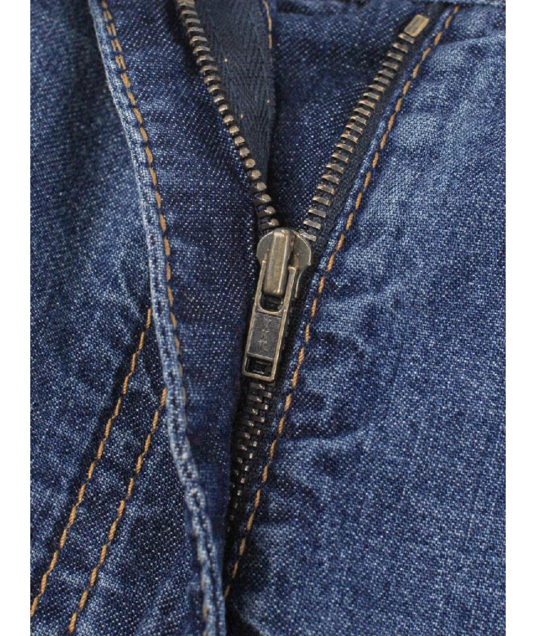 BRUNELLO CUCINELLI Синие хлопковые джинсы клеш, фото 8