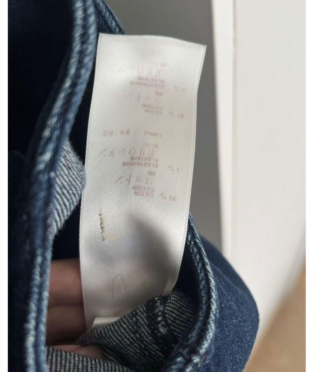 LOUIS VUITTON Темно-синий хлопковый сарафан, фото 8