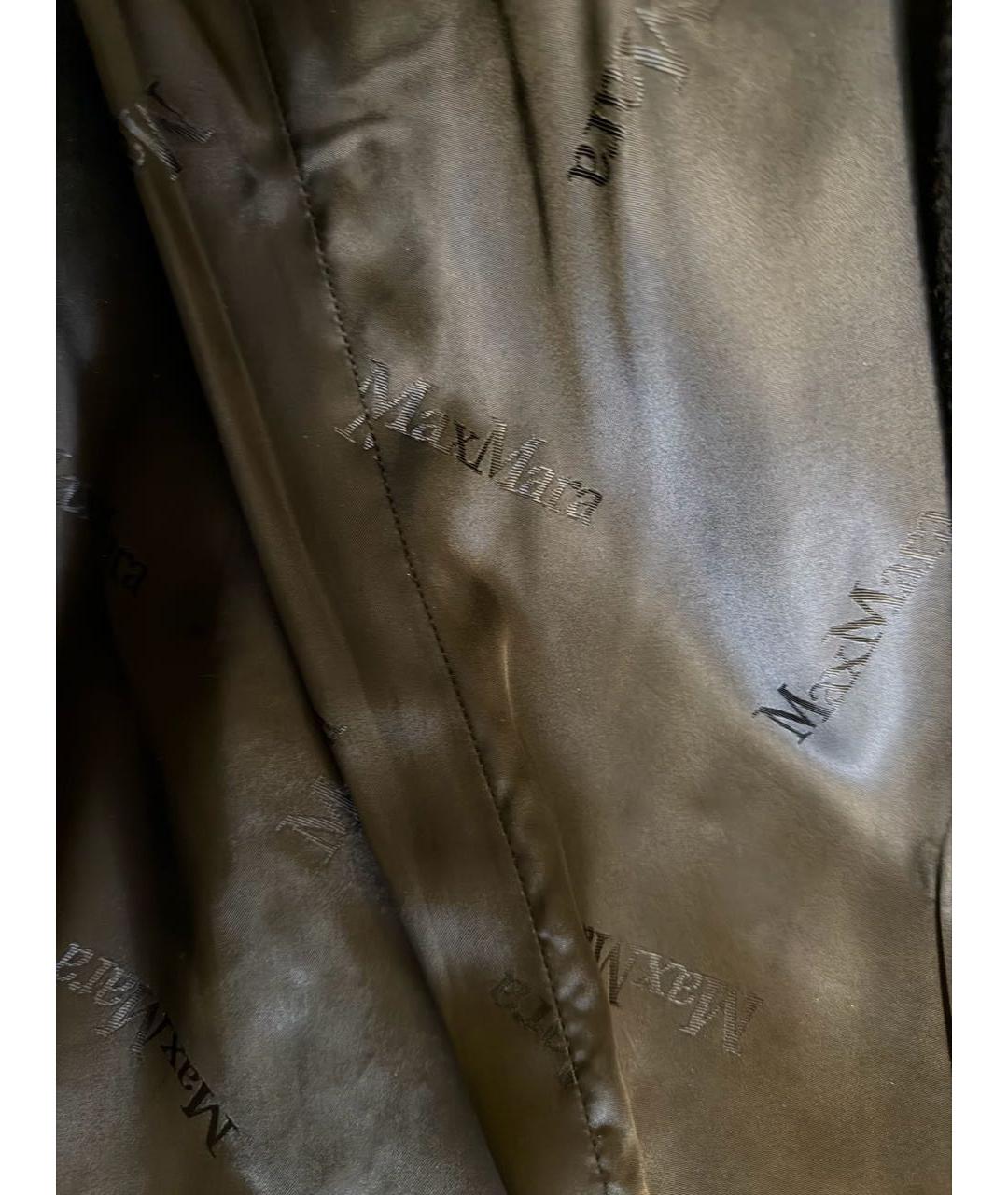 MAX MARA Черное шерстяное пальто, фото 4