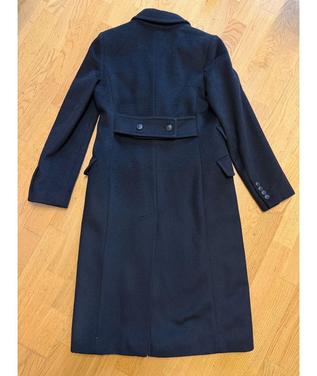 MAX MARA Черное шерстяное пальто, фото 2