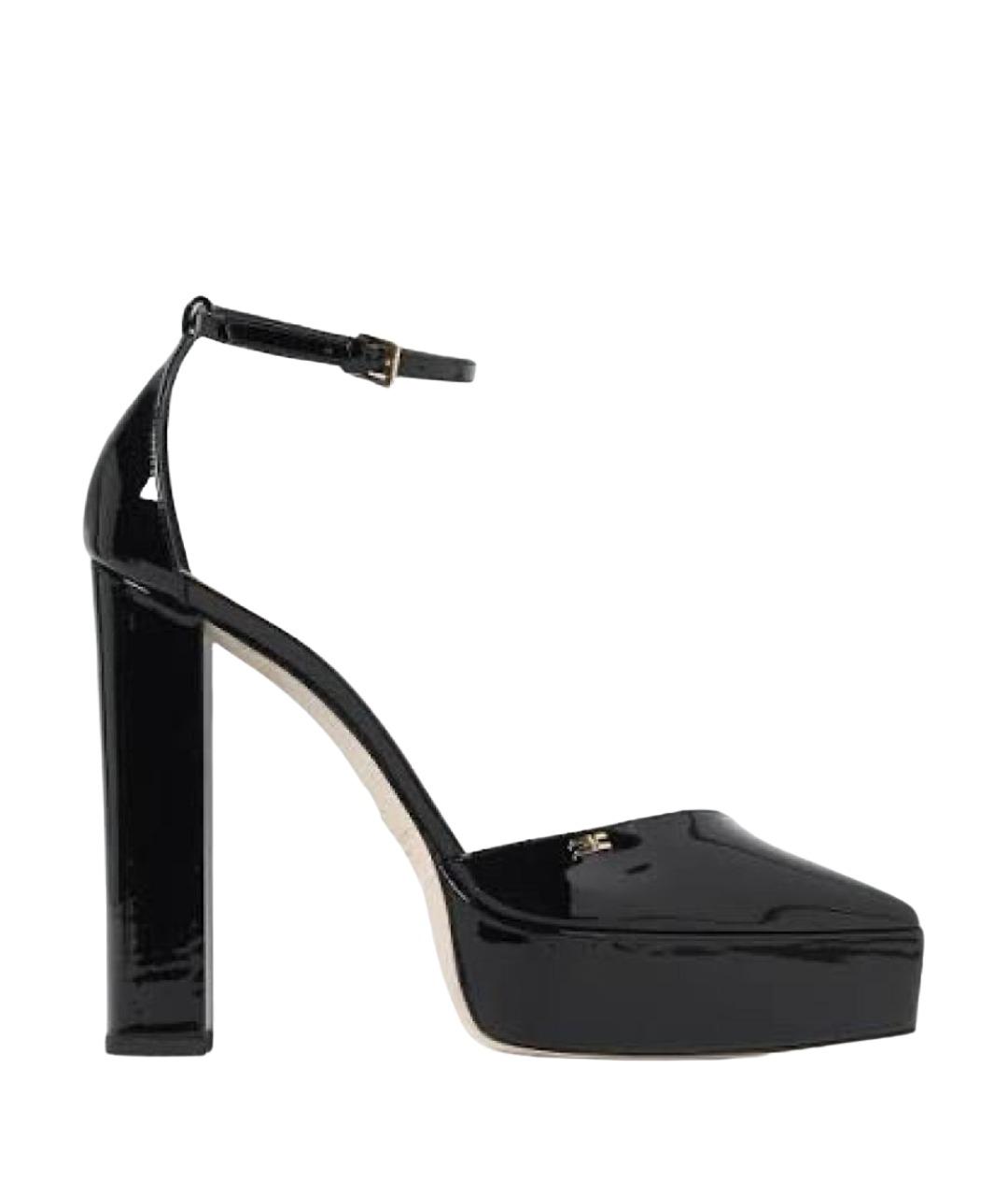 ELISABETTA FRANCHI Черные туфли из лакированной кожи, фото 1