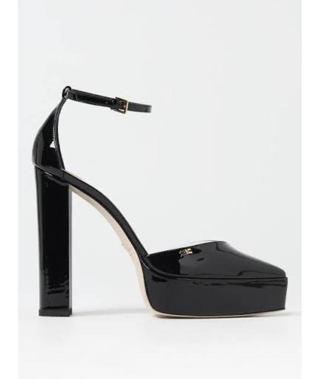 ELISABETTA FRANCHI Черные туфли из лакированной кожи, фото 4