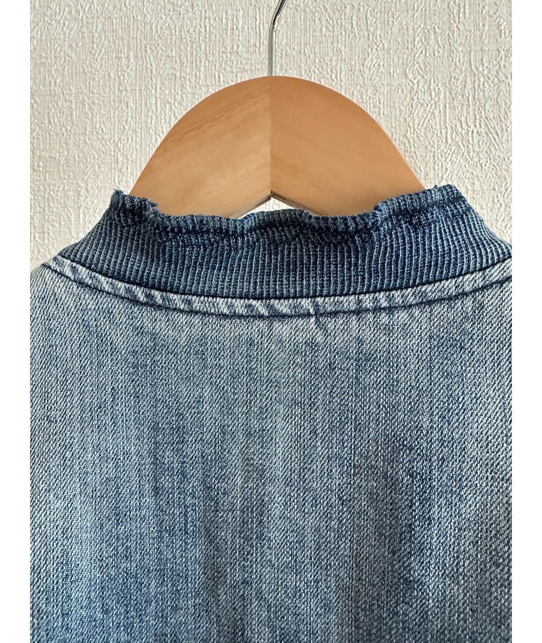 DIESEL Голубая хлопковая куртка, фото 6