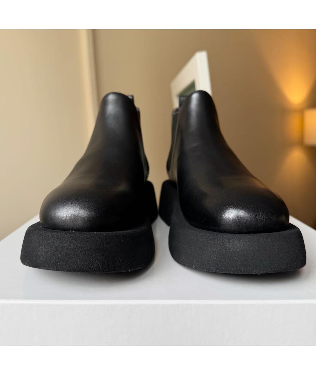 MARSELL Черные кожаные ботинки, фото 3