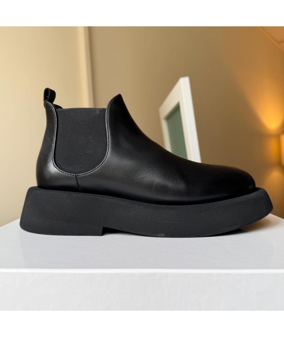 MARSELL Черные кожаные ботинки, фото 8