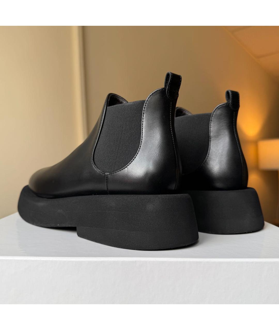 MARSELL Черные кожаные ботинки, фото 4
