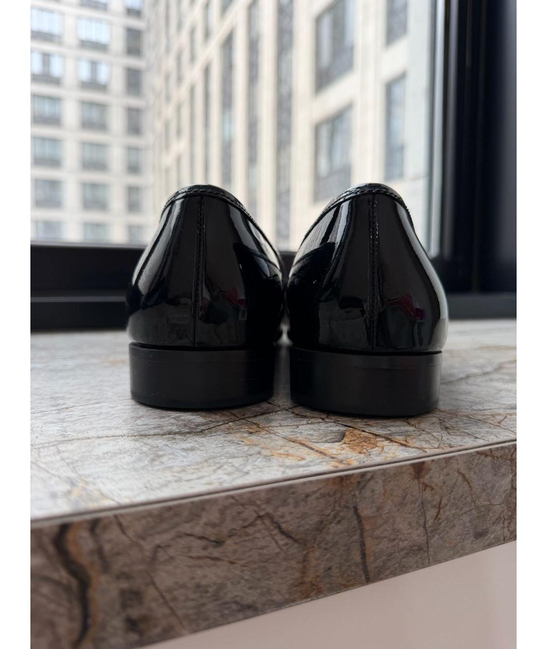 PRADA Черные лоферы из лакированной кожи, фото 4