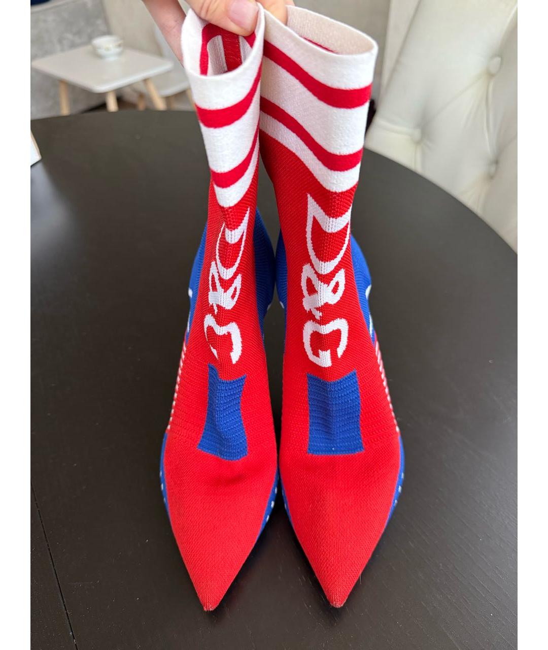 DOLCE&GABBANA Мульти текстильные ботильоны, фото 3