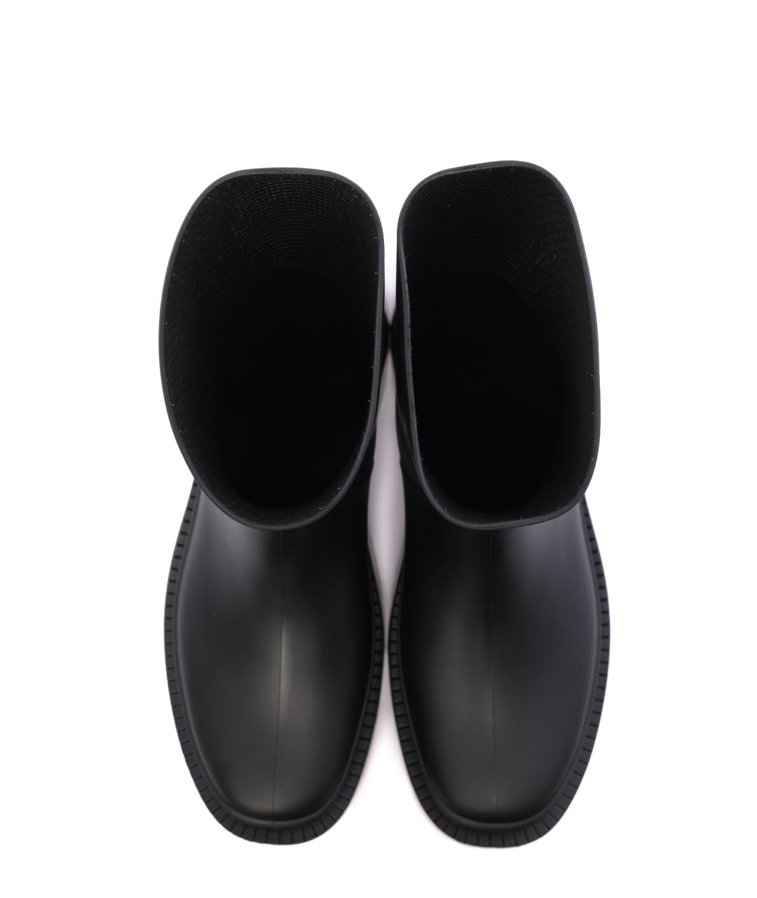 HUGO Черные резиновые сапоги, фото 5