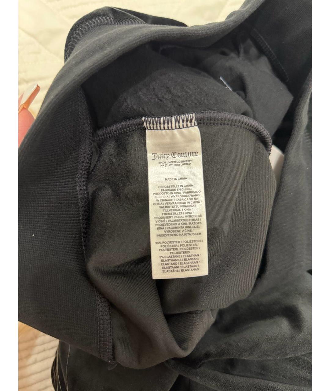 JUICY COUTURE Черный полиэстеровый костюм с брюками, фото 6