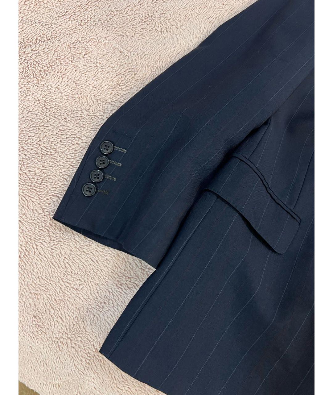 CHRISTIAN DIOR Темно-синий шерстяной пиджак, фото 2