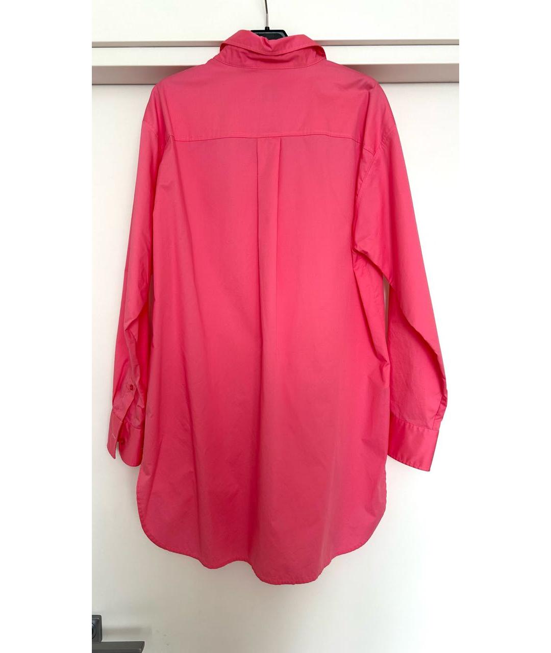 HUGO BOSS Розовая хлопковая рубашка, фото 2