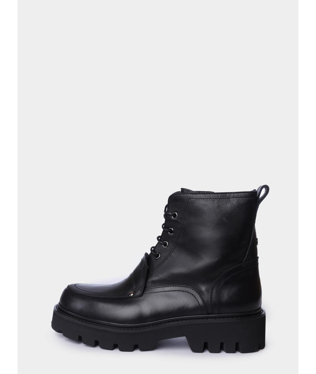 PREMIATA Черные кожаные ботинки, фото 6