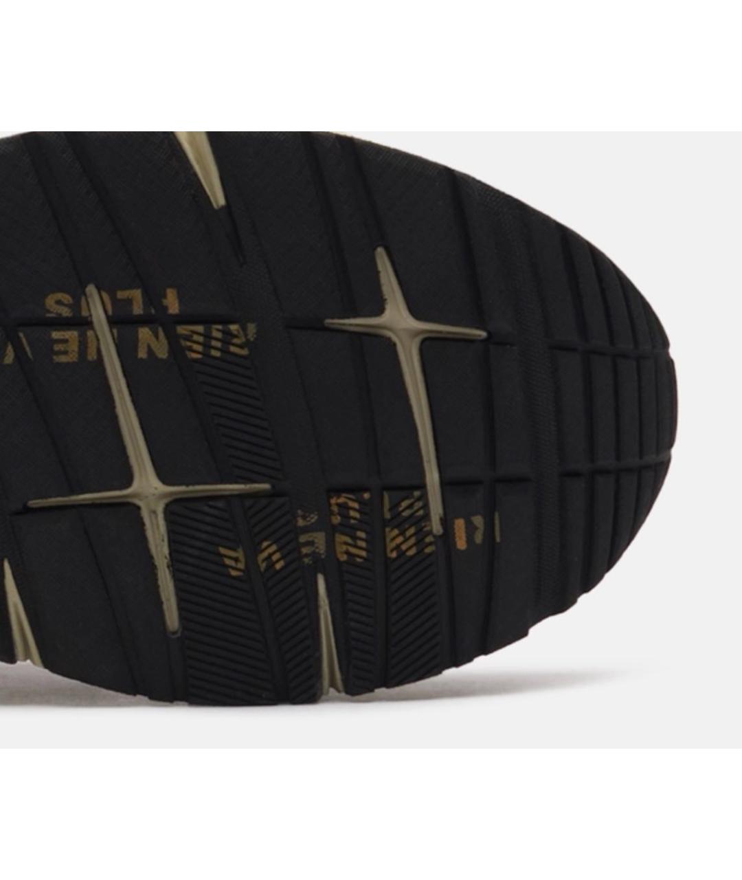 PREMIATA Синие кожаные низкие кроссовки / кеды, фото 6