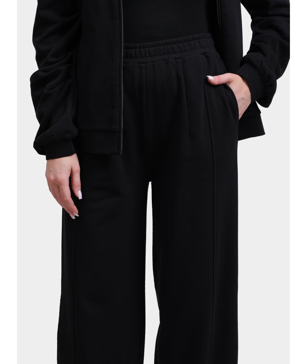 LIU JO Черные хлопковые спортивные брюки и шорты, фото 3