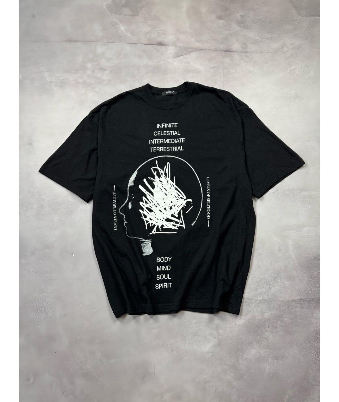 UNDERCOVER Черная хлопковая футболка, фото 9